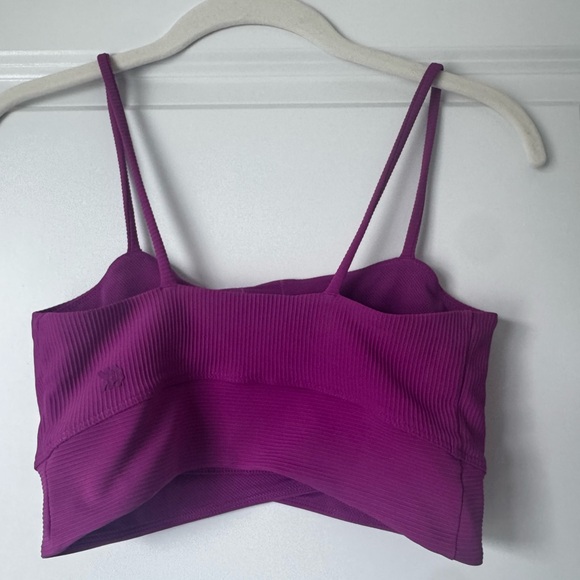 Fuchsia Ribbed bra - Picture 2 of 4